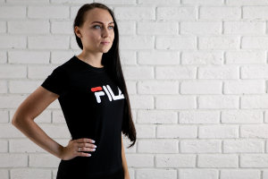 Футболка Fila black женская