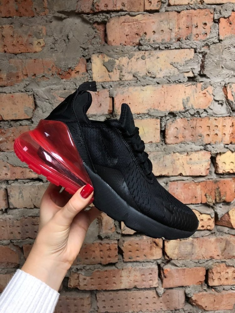 Кроссовки Nike Air Max 270 Flyknit Black Red
